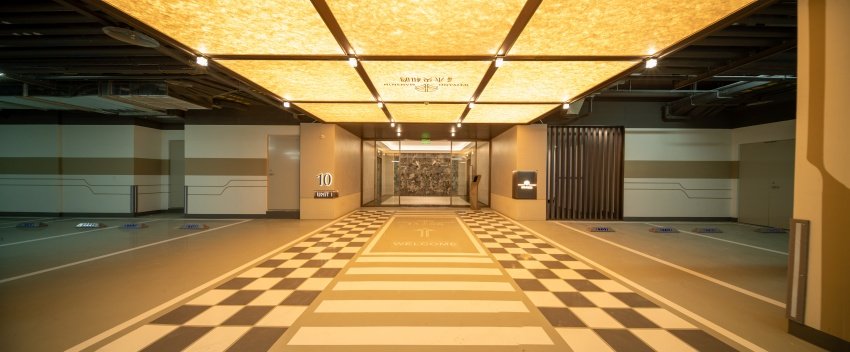 ▲龙翔·未央和鸣车库实拍图