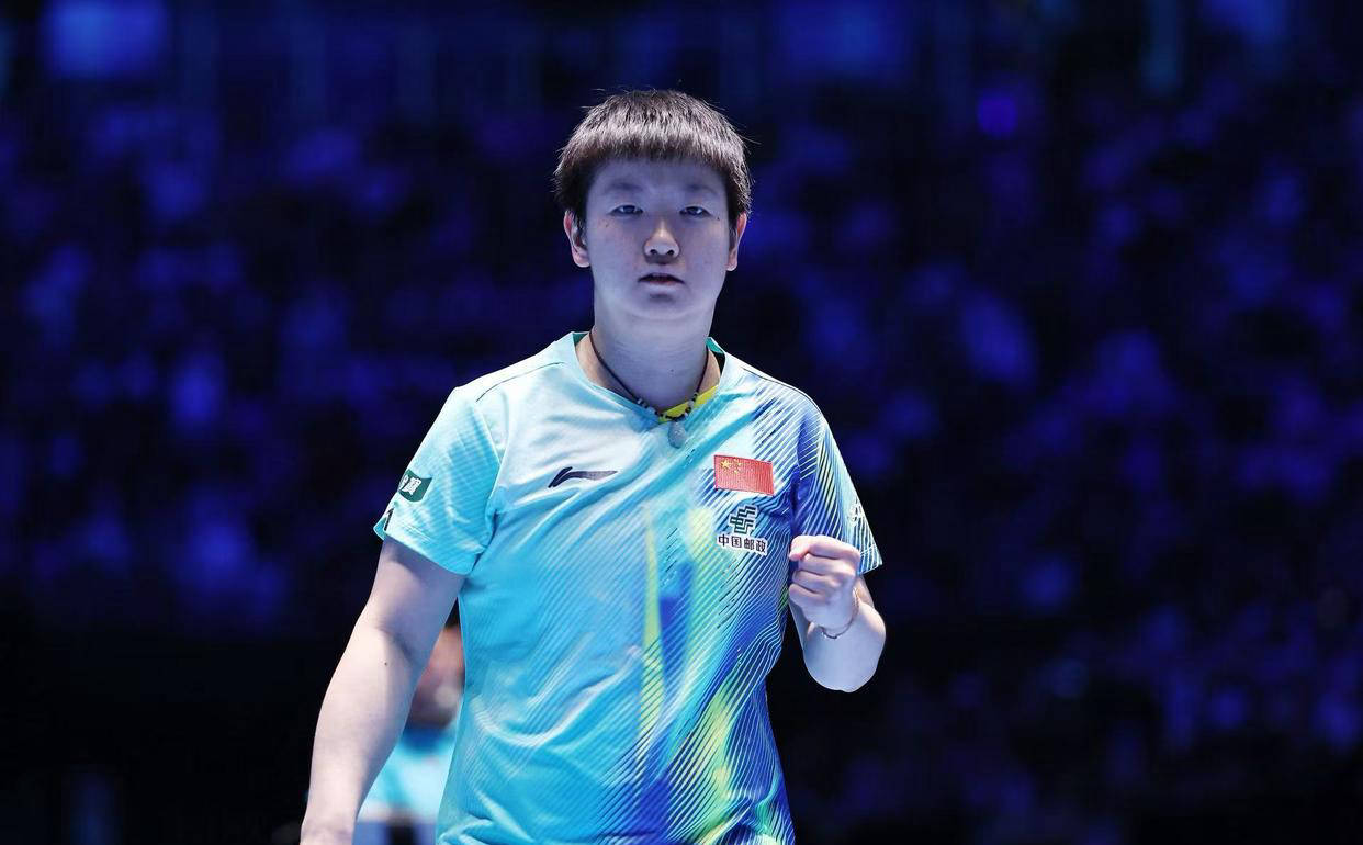 孙颖莎逆转赛点夺冠!4-3险胜王曼昱首摘亚洲杯女单金牌,国乒包揽前三名_决赛_蒯曼_张本