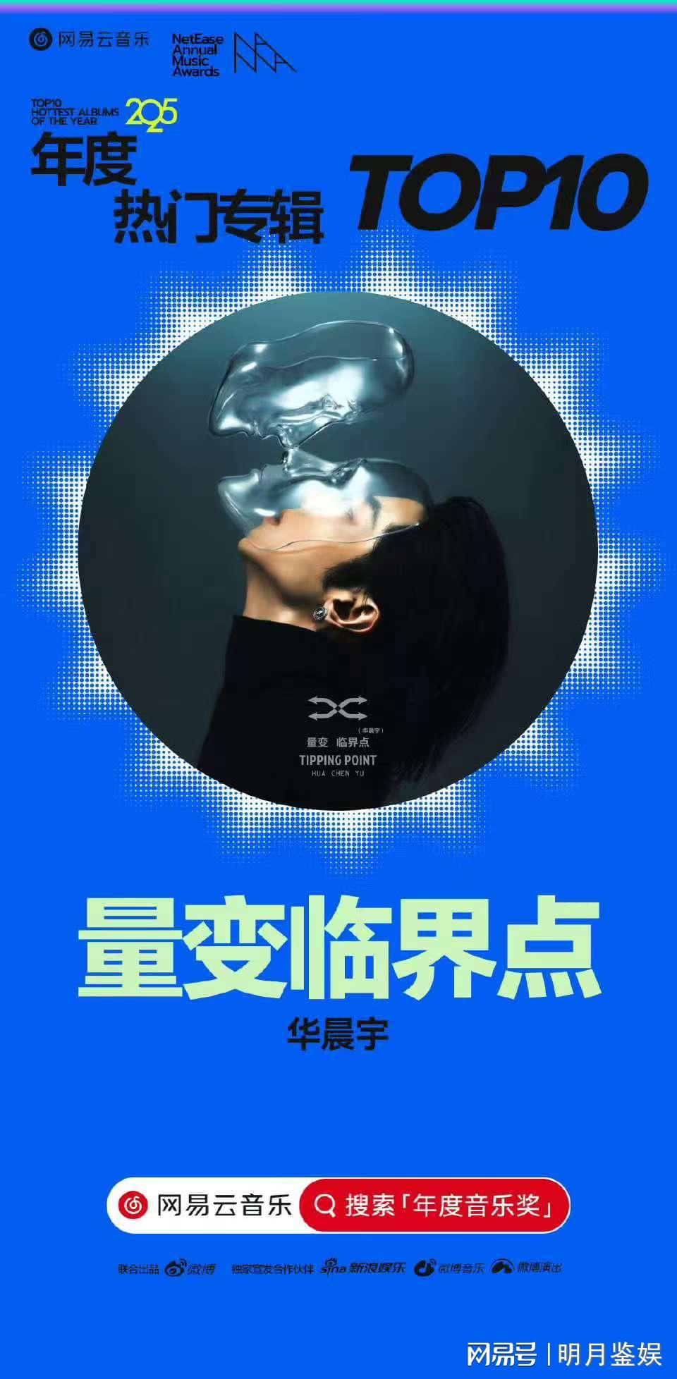 恭喜华晨宇在云音乐2025年度音乐奖中荣获多重桂冠!