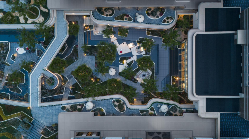 ▲龙翔·未央和鸣园林实拍图