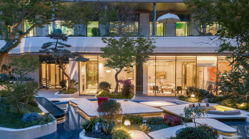 ▲龙翔·未央和鸣园林实拍图