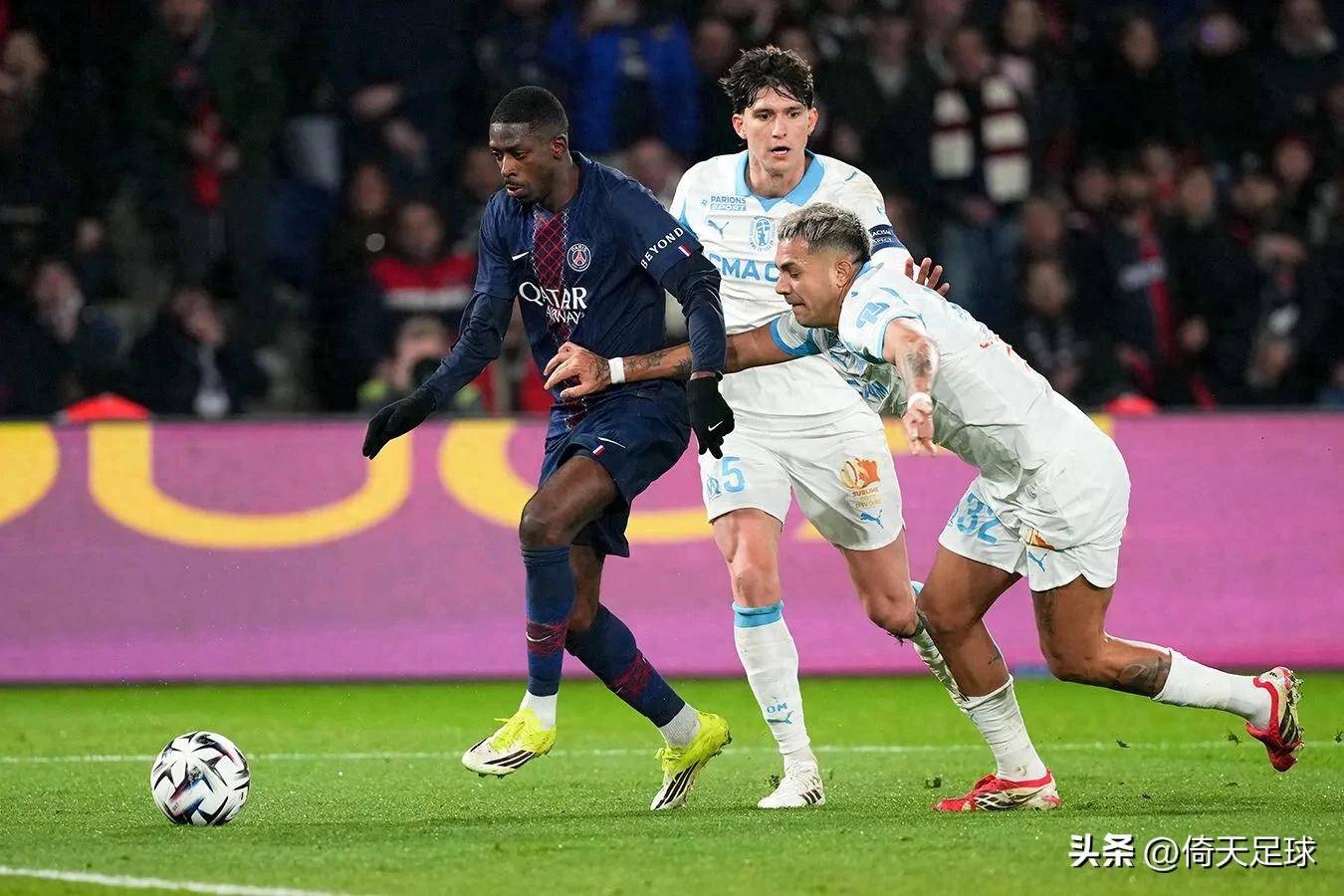 5-0!巴黎圣日耳曼血洗马赛!登贝莱梅开二度大巴黎重返法甲榜首