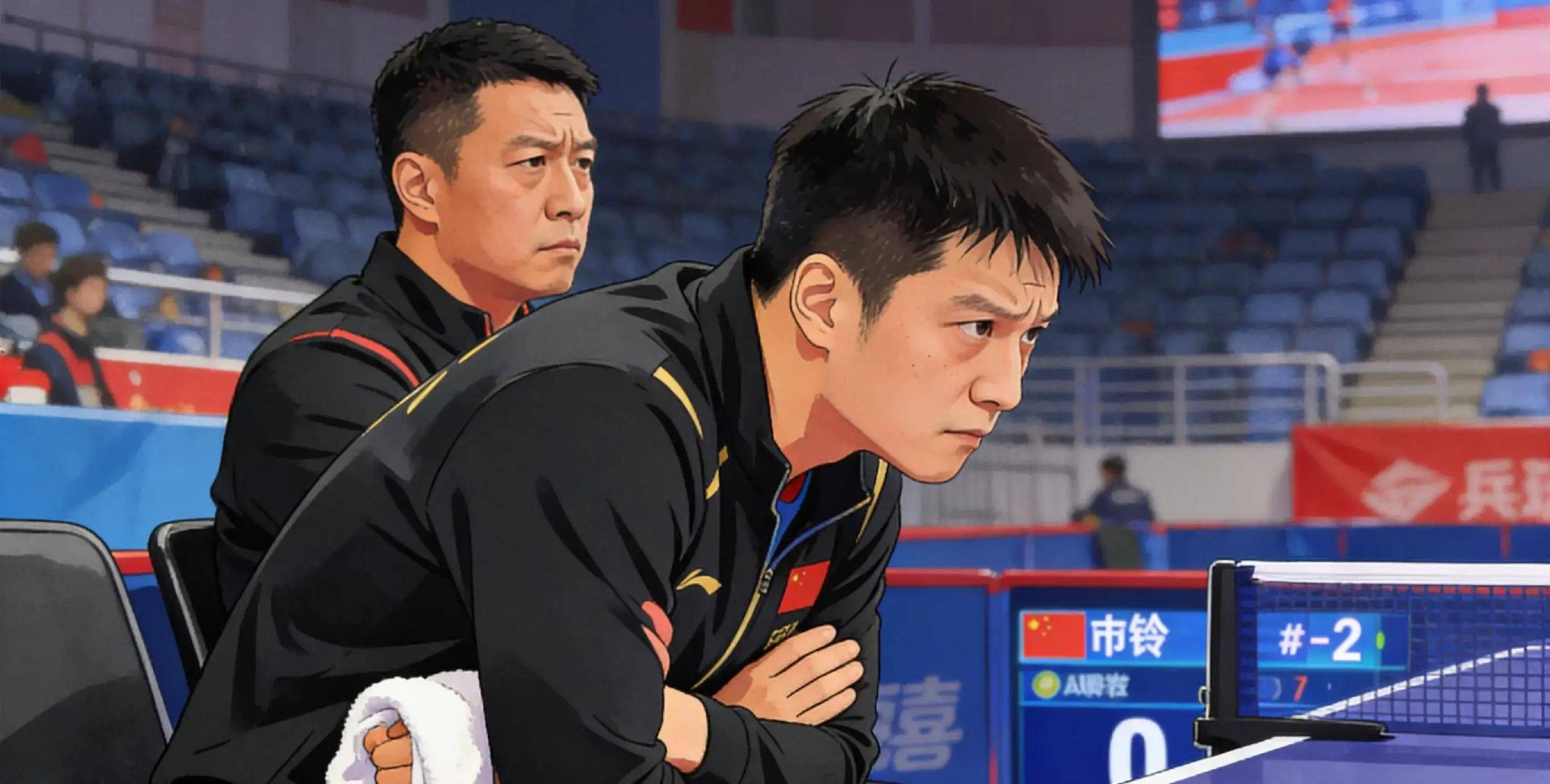 1-2到4-2!王楚钦逆转张本智和卫冕,王皓“变脸”尽显师徒情