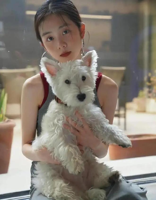 真是女大十八变,黄多多晒与爱犬合照颜值惊艳,素颜出镜被赞神似孙莉