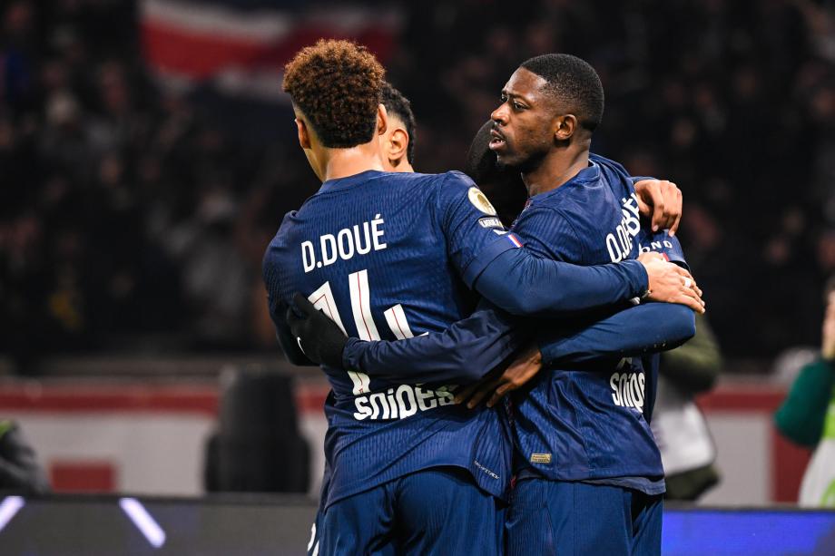 法甲-登贝莱2射1传 巴黎圣日耳曼5-0大胜马赛