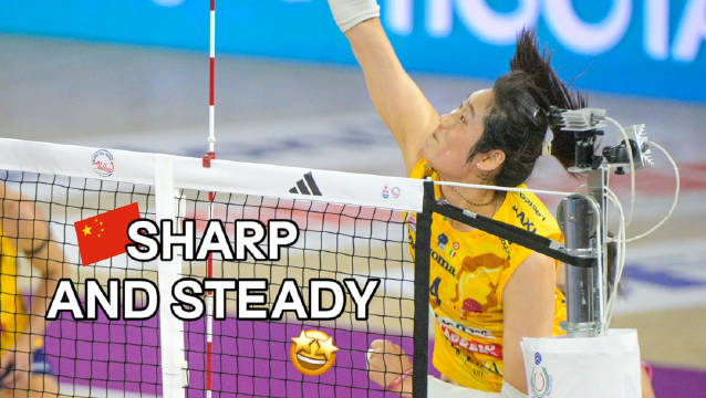 国际排联亲闺女系列—-朱婷17分