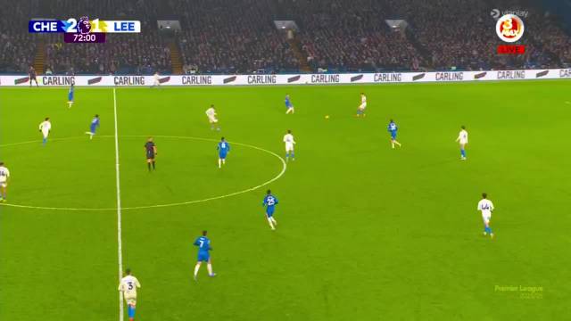 切尔西禁区一直无法解围！奥卡福补射破门！切尔西主场被利兹联连追两球打平了