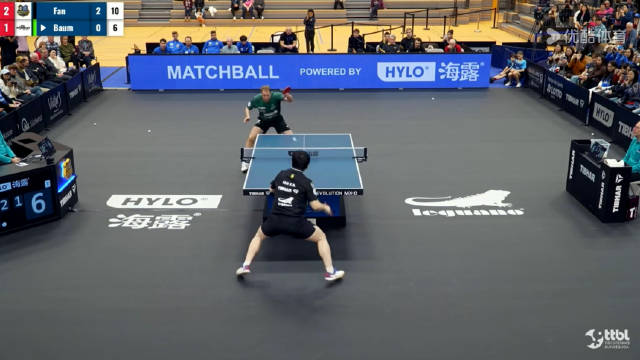 樊振东3比1战胜鲍姆，临时换将仍强势取胜