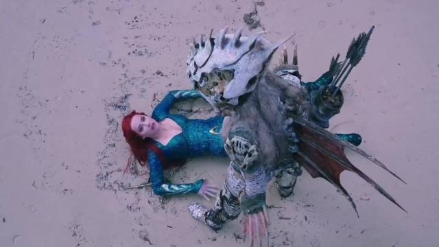 海王最燃片段：亚瑟救出母亲并且拿到三叉戟，成为海王！