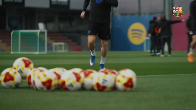 巴萨今天的训练