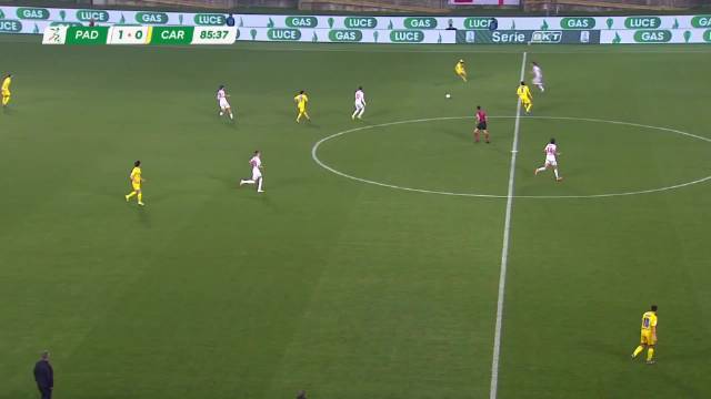 帕多瓦1:0胜卡拉雷塞，国米外租小将迪马乔替补失良机