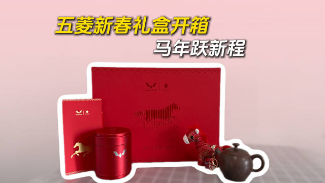 五菱马年限定非遗礼盒开箱，壮锦坭兴陶六堡茶年味十足