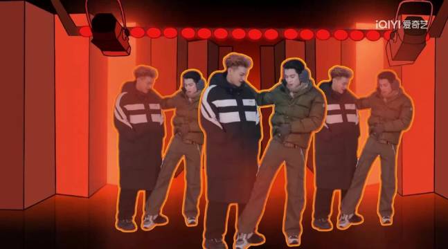 王鹤棣即兴跳扫腿舞，听不得黄子韬说“你没有大长腿”