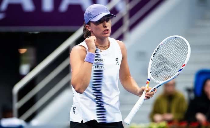 斯瓦泰克在WTA1000多哈站比赛中具体比分是多少？