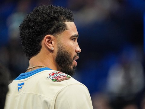 塔图姆参加合练，恢复确实够快，若季后赛复出绿军将是争冠热门