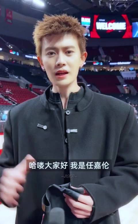 任嘉伦NBA新春夜首秀直拍气场全开