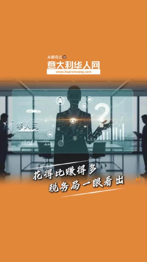 花得比赚得多？意大利税务系统一眼就能看出来