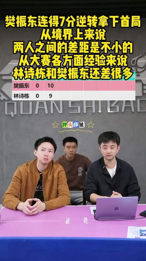 樊振东连得7分逆转首局，方博称其与林诗栋差距明显