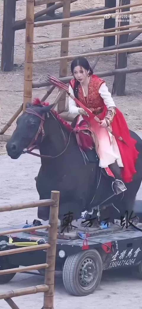 刷到虞书欣云初令路透，原来古偶骑马戏是这么拍的啊…..