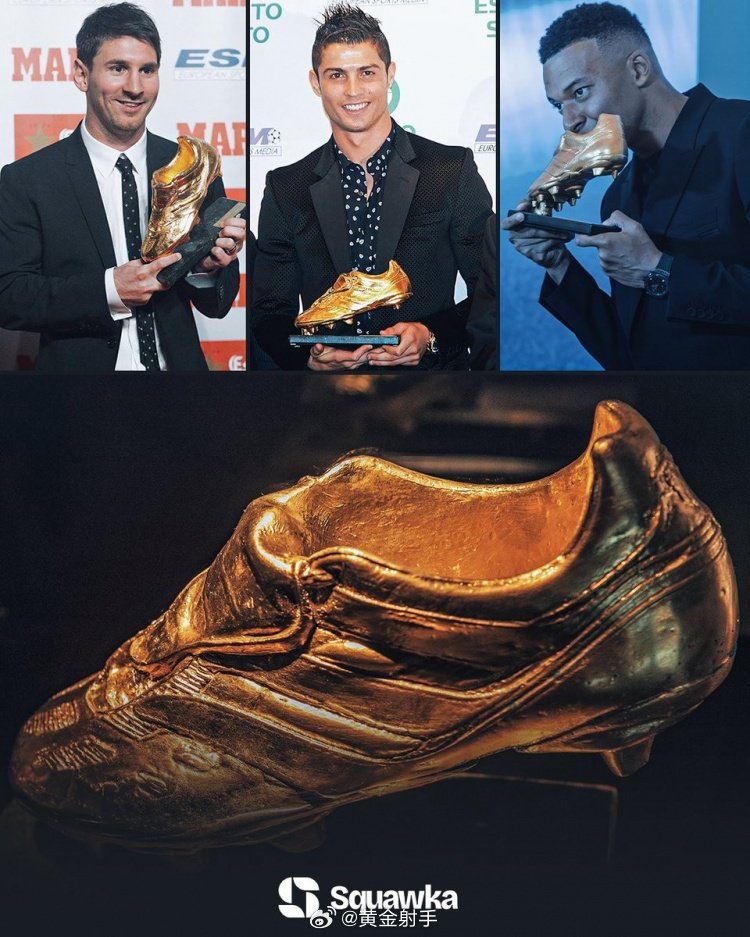 梅西6次C罗4次领跑欧洲金靴榜，哈兰德凯恩姆巴佩包揽近三届