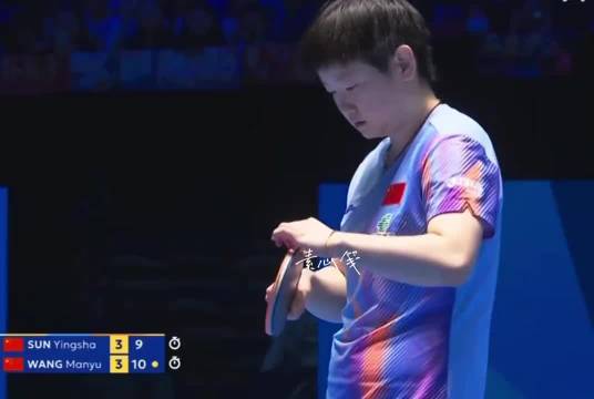 孙颖莎决胜局连赢五球夺冠