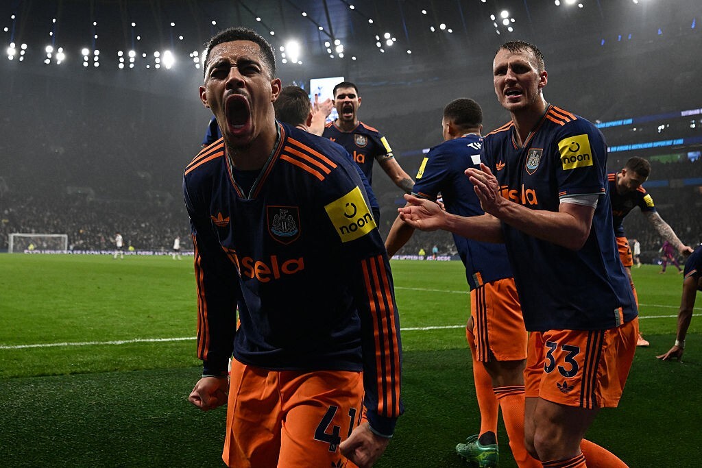 62场28胜,热刺是纽卡队史英超赢球场次最多的对手