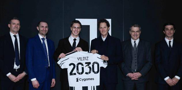 官宣!伊尔迪兹续约尤文至2030年,曝年薪今夏涨至700万欧_斯帕莱蒂_欧元_欧冠