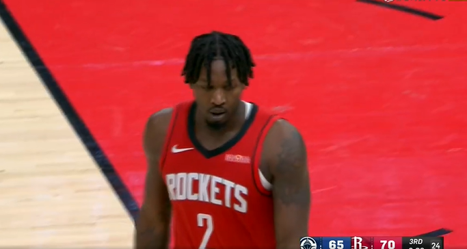 芬尼-史密斯单防伦纳德24秒违例，杜兰特连得9分已得到20分