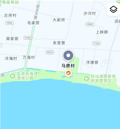 馬房村具體位置。圖/高德地圖App截圖