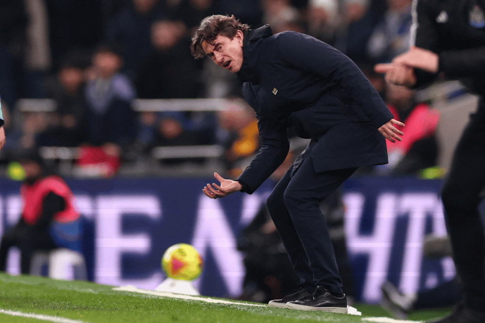 热刺1-2纽卡全场数据：射门16-21，射正2-5，良机2-2