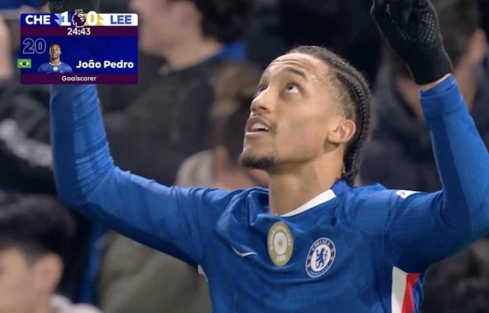 26场10球，若昂-佩德罗追平个人单赛季英超最多进球纪录