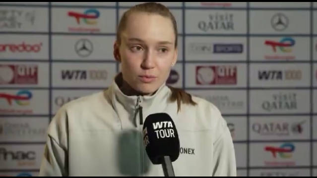 莱巴金娜赞郑钦文打得好，称其开局更优球路精准