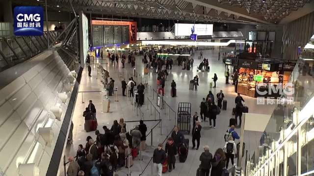 汉莎航空飞行员罢工致数万旅客滞留，法兰克福慕尼黑机场航班大面积取消
