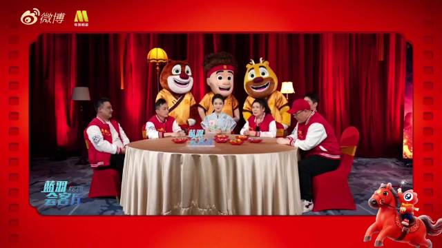 熊出没主创蓝羽会客厅送新春祝福，大年初一影院见
