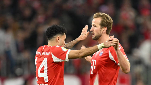 拜仁2-0莱比锡晋级德国杯半决赛，凯恩点射建功