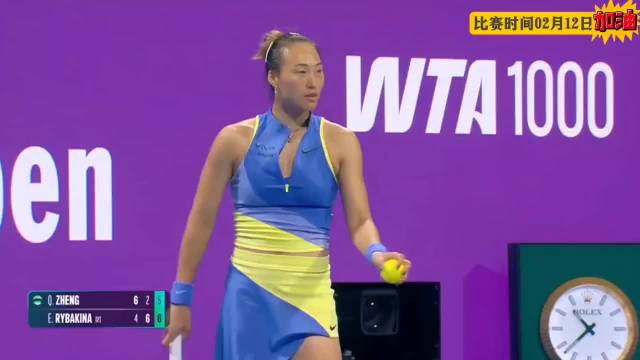 势均力敌！郑钦文1-2惜败莱巴金娜，结局现不可思议一幕！太燃了！