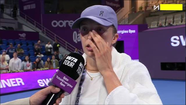 斯瓦泰克力克卡萨金娜，连续五年挺进多哈赛八强