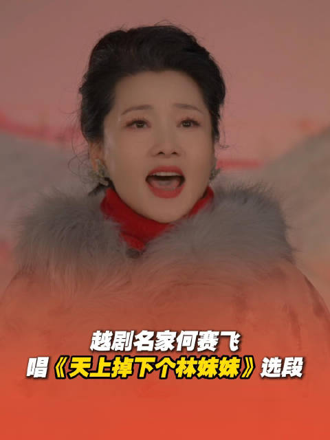 何赛飞湖南戏曲春晚即兴清唱《天上掉下个林妹妹》选段