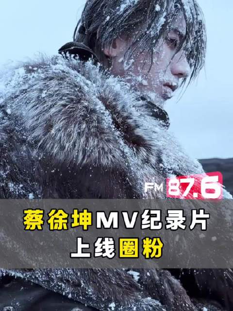 蔡徐坤冰岛零下穿单衣拍MV，新专辑1.5小时售3000万