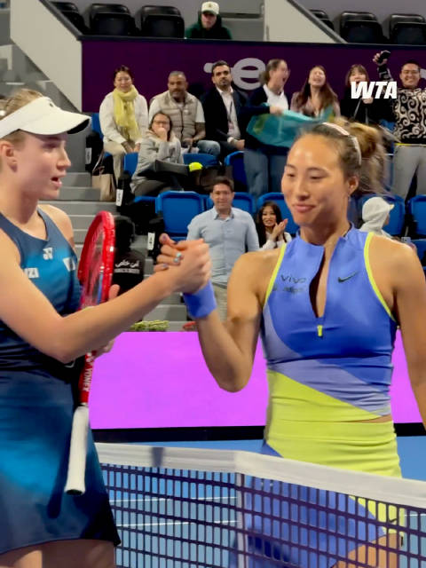 郑钦文不敌莱巴金娜止步多哈站16强