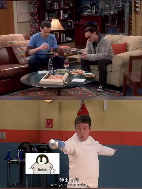 佩妮:honey，玩个拼字游戏你都能扭伤脚踝