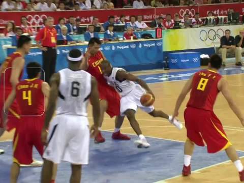 中国队硬刚美国梦8队前两节领先