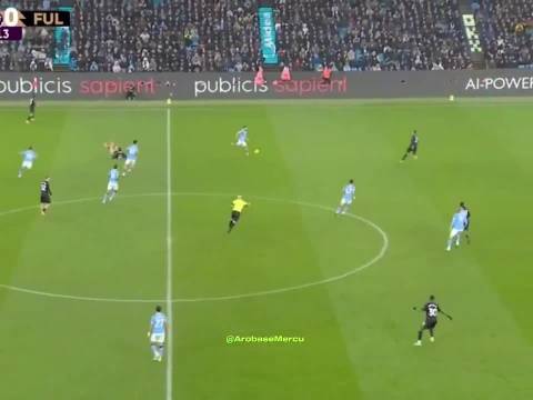 曼城3比0富勒姆，努里左后卫表现引瓜迪奥拉关注