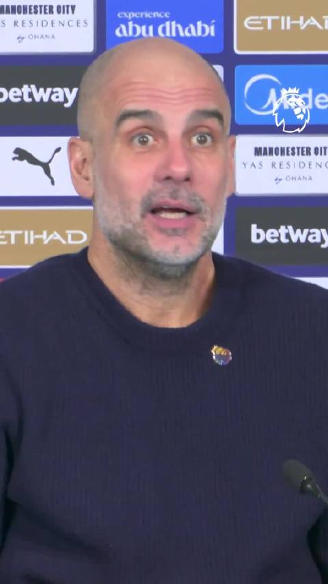 瓜迪奥拉口误将哈兰德喊成德布劳内，曼城3比0胜富勒姆