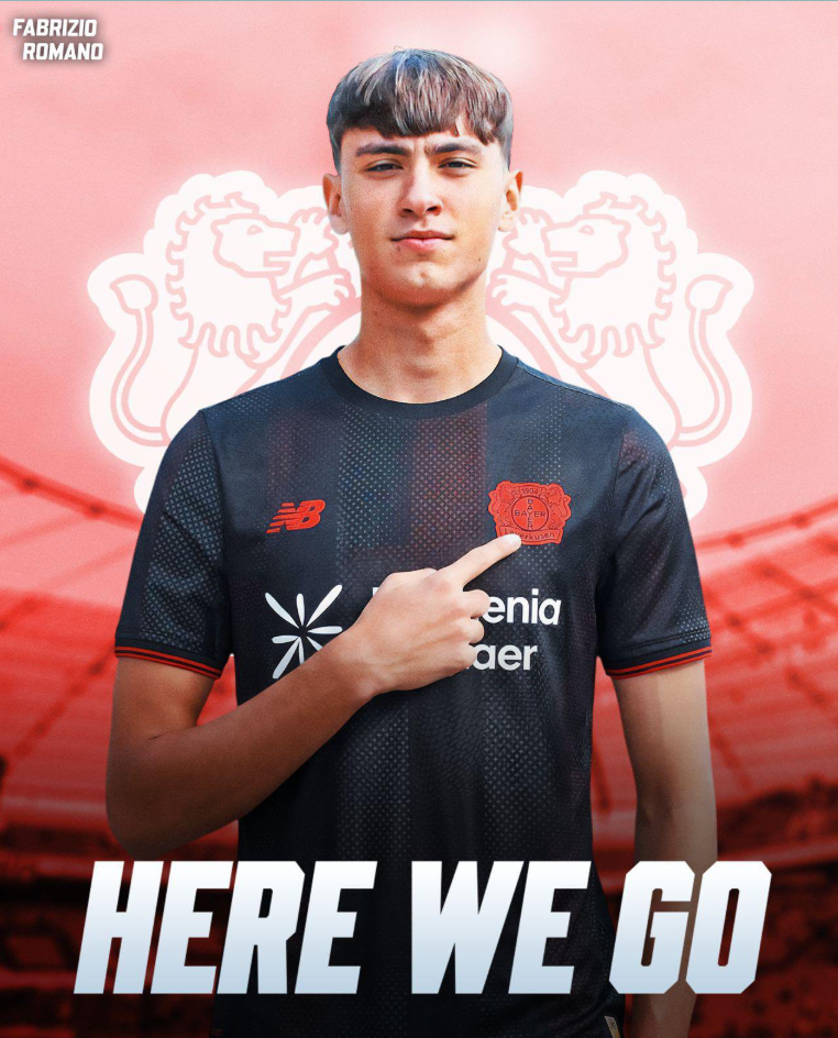 HWG!罗马诺:勒沃库森从红星签下17岁小将达姆雅诺维奇