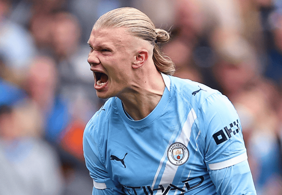 7球，哈兰德是英超时代联赛对富勒姆进球最多的曼城球员