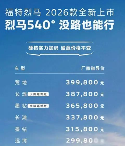 牧马人贵，坦克软，烈马来搅局