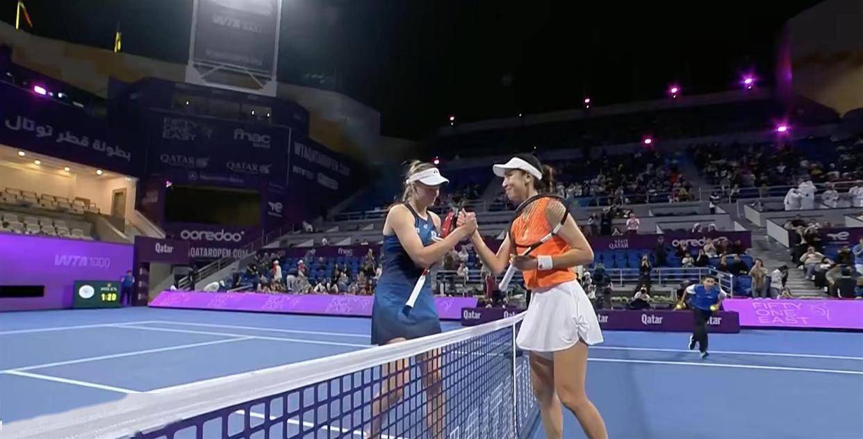 WTA多哈赛最新动态!王欣瑜0-2莱巴金娜,没想到赛后这么说,非常理性_比赛_澳网_被对手