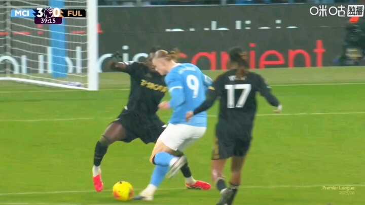 哈兰德破门，曼城3-0富勒姆