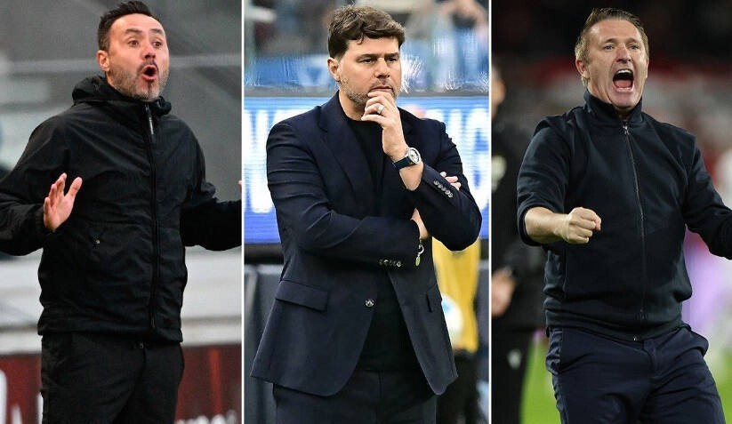 电讯报：热刺的新帅候选包括德泽尔比、波切蒂诺和罗比-基恩